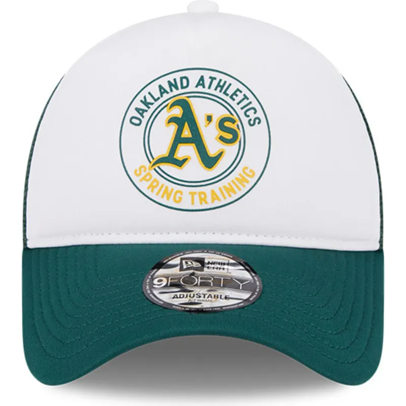 cepur-izliekta-truckeris-zals-snapback-9forty-a-frame-circle-no-oakland-athletics-mlb-no-new-era