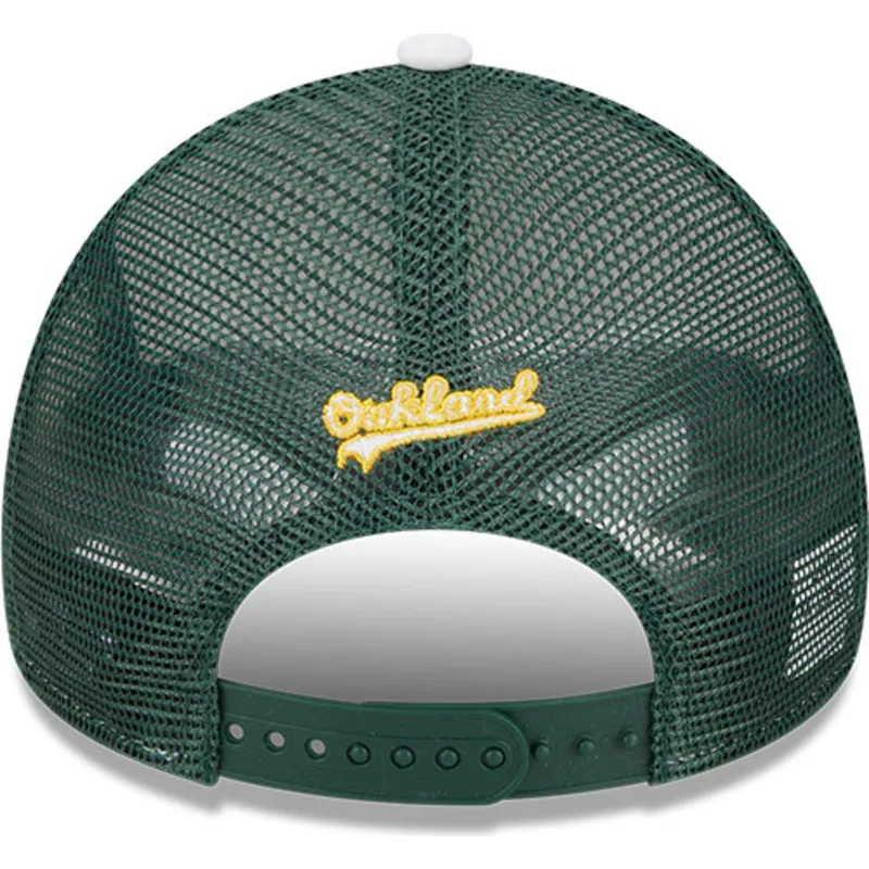 cepur-izliekta-truckeris-zals-snapback-9forty-a-frame-circle-no-oakland-athletics-mlb-no-new-era