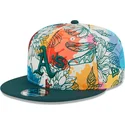 cepur-plakana-daudzkrasains-snapback-9fifty-spring-no-oakland-athletics-mlb-no-new-era