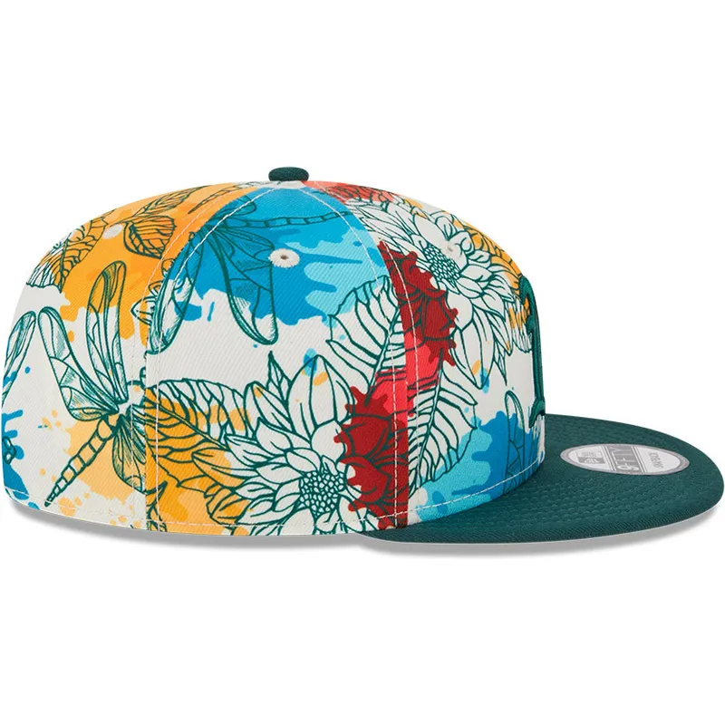 cepur-plakana-daudzkrasains-snapback-9fifty-spring-no-oakland-athletics-mlb-no-new-era