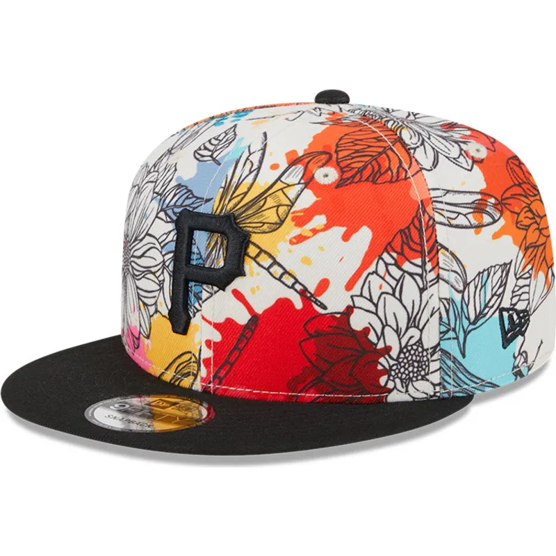 cepur-plakana-daudzkrasains-snapback-9fifty-spring-no-pittsburgh-pirates-mlb-no-new-era