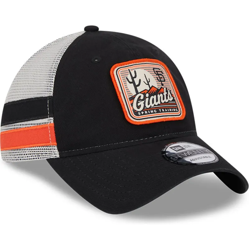 cepur-izliekta-truckeris-melns-snapback-9twenty-stripe-no-san-francisco-giants-mlb-no-new-era