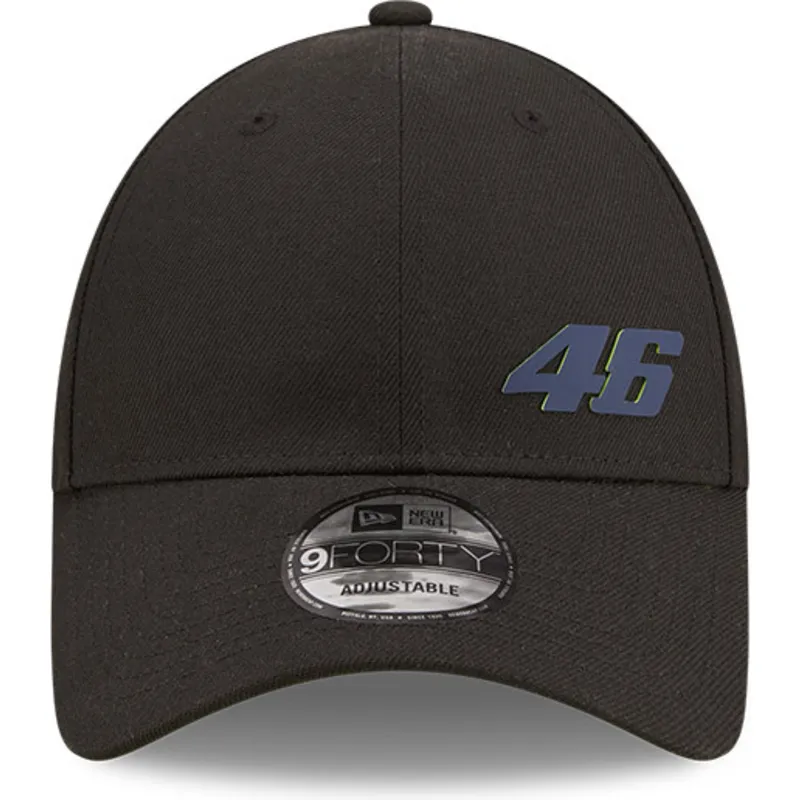 cepur-izliekta-melns-regulejams-9forty-repreve-no-valentino-rossi-vr46-motogp-no-new-era