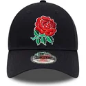 cepur-izliekta-tumsi-zils-regulejams-9forty-core-no-england-rugby-rfu-no-new-era