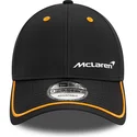 schwarze-verstellbare-9forty-kappe-mit-gebogenem-schirm-und-kontrast-paspelierung-von-mclaren-racing-formula-1-von-new-era