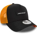 cepur-izliekta-truckeris-melns-snapback-9forty-a-frame-patch-front-no-mclaren-racing-formula-1-no-new-era