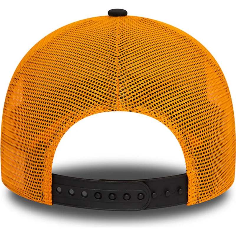 cepur-izliekta-truckeris-melns-snapback-9forty-a-frame-patch-front-no-mclaren-racing-formula-1-no-new-era