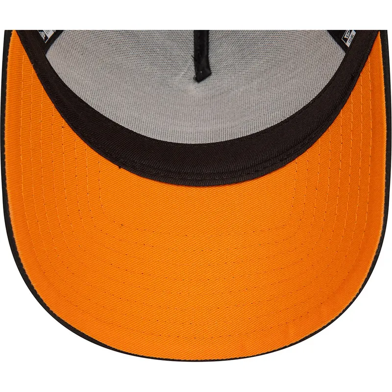 cepur-izliekta-truckeris-melns-snapback-9forty-a-frame-patch-front-no-mclaren-racing-formula-1-no-new-era