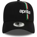 new-era-9forty-a-frame-flawless-print-aprilia-piaggio-black-trucker-hat