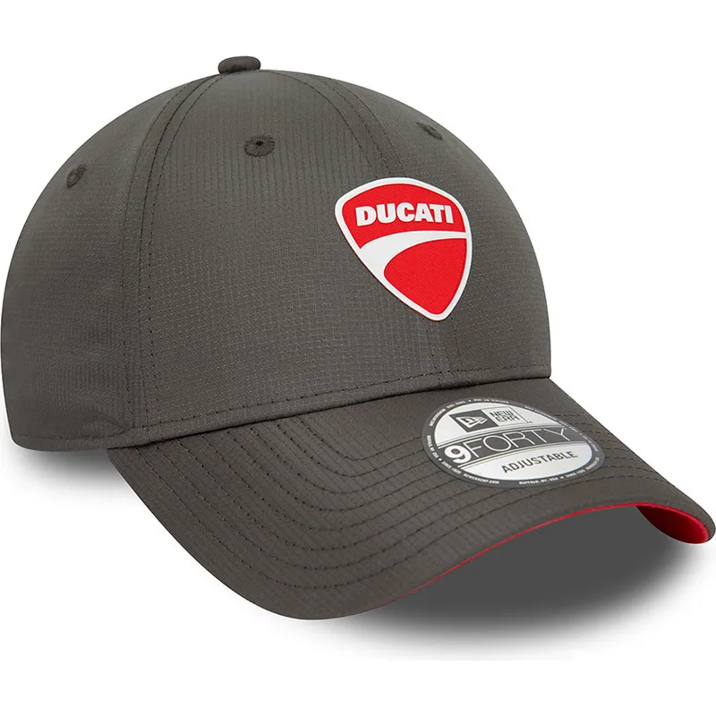 cepur-izliekta-melns-regulejams-9forty-ripstop-no-ducati-motor-motogp-no-new-era