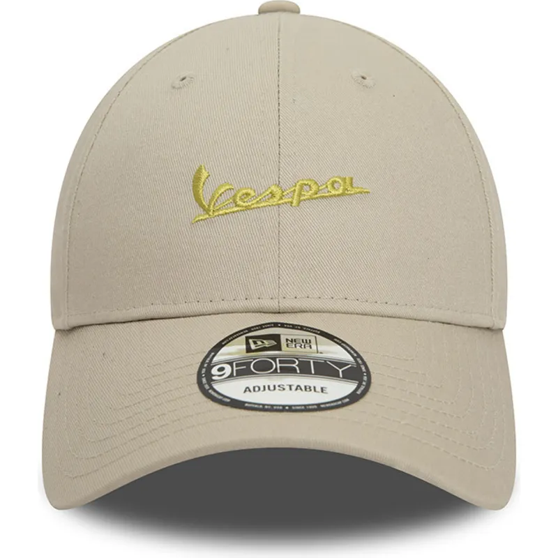 beige-verstellbare-9forty-seasonal-colour-kappe-von-vespa-piaggio-von-new-era