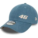 new-era-valentino-rossi-vr46-motogp-9forty-denim-snapback-kappe-in-blau-mit-gebogenem-schirm
