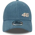 cepur-izliekta-zils-snapback-9forty-denim-no-valentino-rossi-vr46-motogp-no-new-era