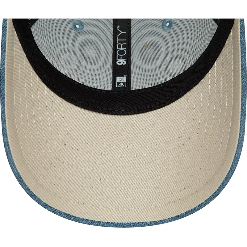 cepur-izliekta-zils-snapback-9forty-denim-no-valentino-rossi-vr46-motogp-no-new-era
