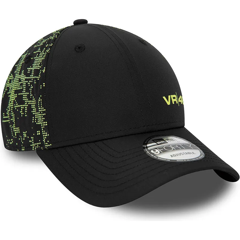cepur-izliekta-melns-snapback-9forty-poly-print-no-valentino-rossi-vr46-motogp-no-new-era