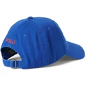 blaue-verstellbare-curved-cap-mit-rotem-logo-cotton-chino-classic-sport-von-polo-ralph-lauren