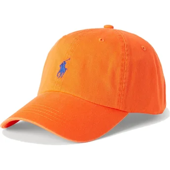 Cepur izliekta oranžs regulējams Cotton Chino Classic Sport no Polo Ralph Lauren