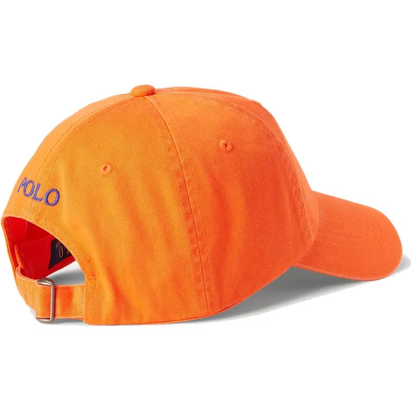 cepur-izliekta-oranzs-regulejams-cotton-chino-classic-sport-no-polo-ralph-lauren