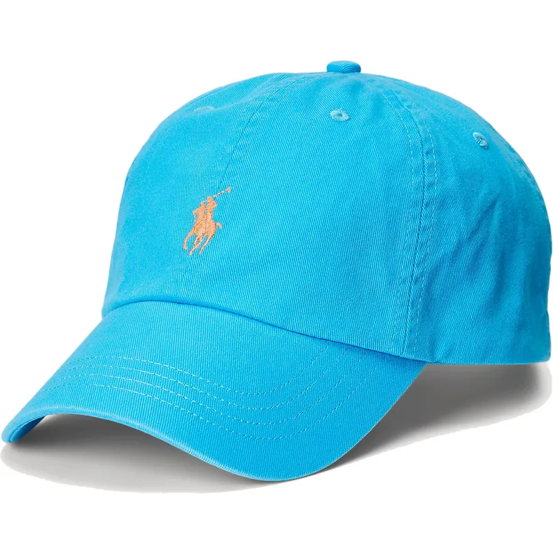 cepur-izliekta-zils-regulejams-cotton-chino-classic-sport-no-polo-ralph-lauren