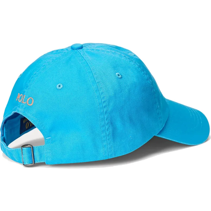 cepur-izliekta-zils-regulejams-cotton-chino-classic-sport-no-polo-ralph-lauren