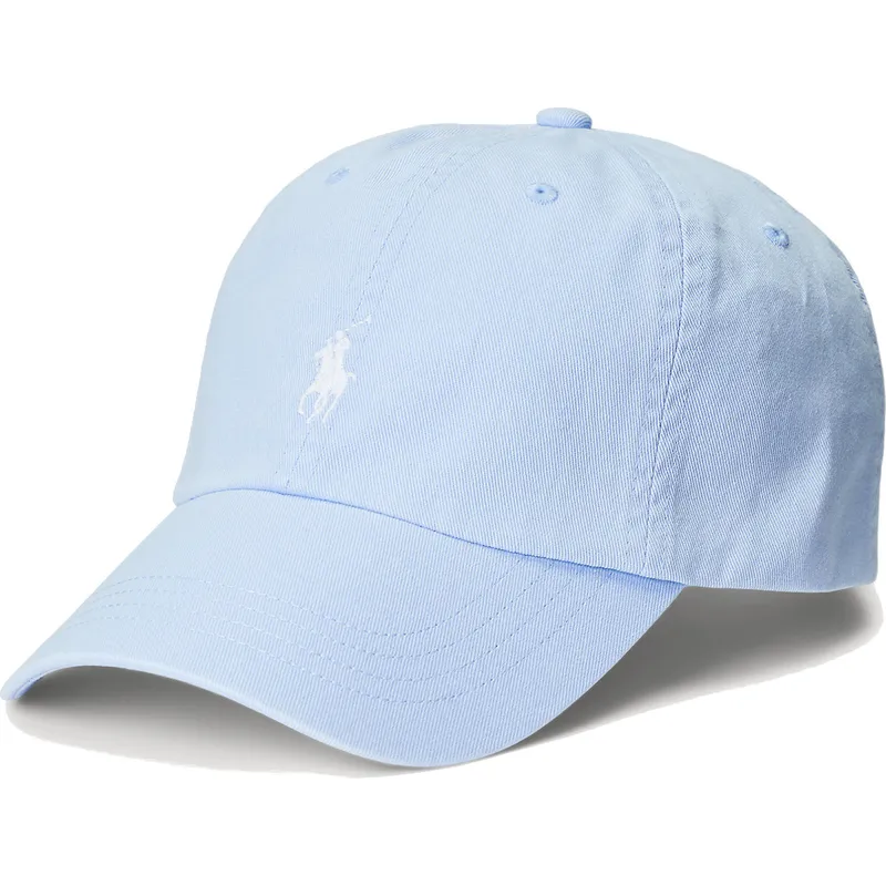 cepur-izliekta-zils-regulejams-cotton-chino-classic-sport-no-polo-ralph-lauren