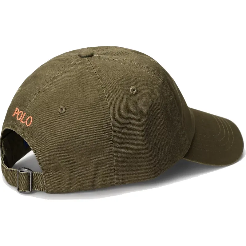 cepur-izliekta-zals-regulejama-lente-cotton-chino-classic-sport-no-polo-ralph-lauren