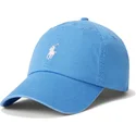 cepur-izliekta-zils-regulejams-cotton-chino-classic-sport-no-polo-ralph-lauren