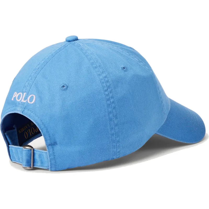 cepur-izliekta-zils-regulejams-cotton-chino-classic-sport-no-polo-ralph-lauren