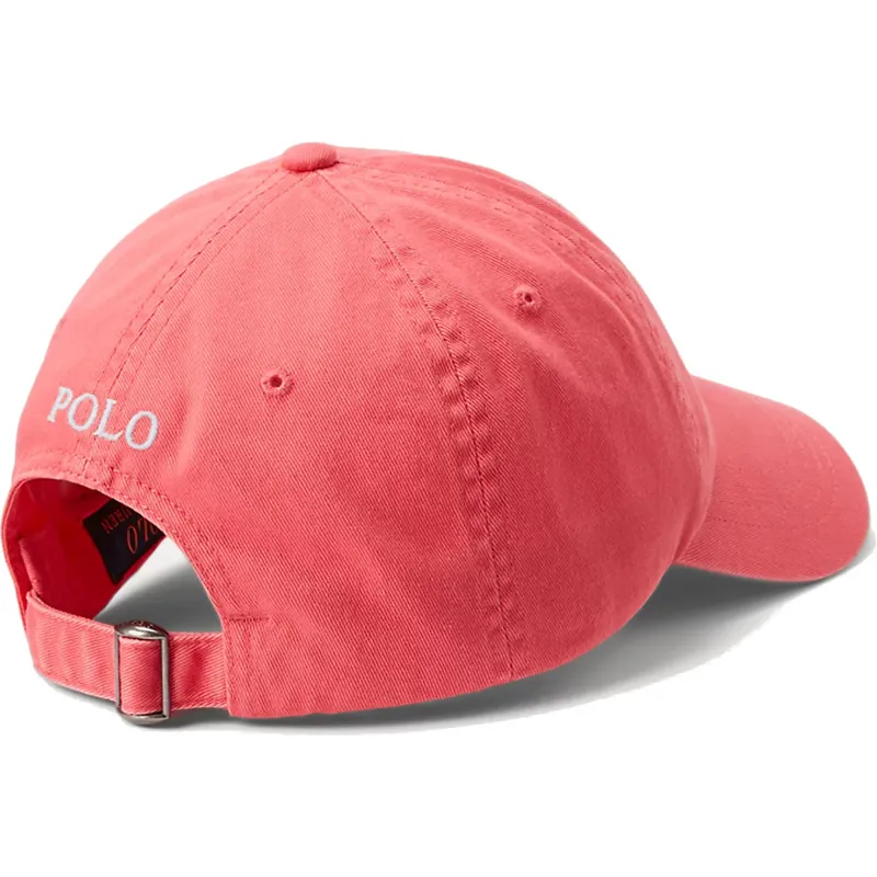 cepur-izliekta-sarkans-regulejams-cotton-chino-classic-sport-no-polo-ralph-lauren