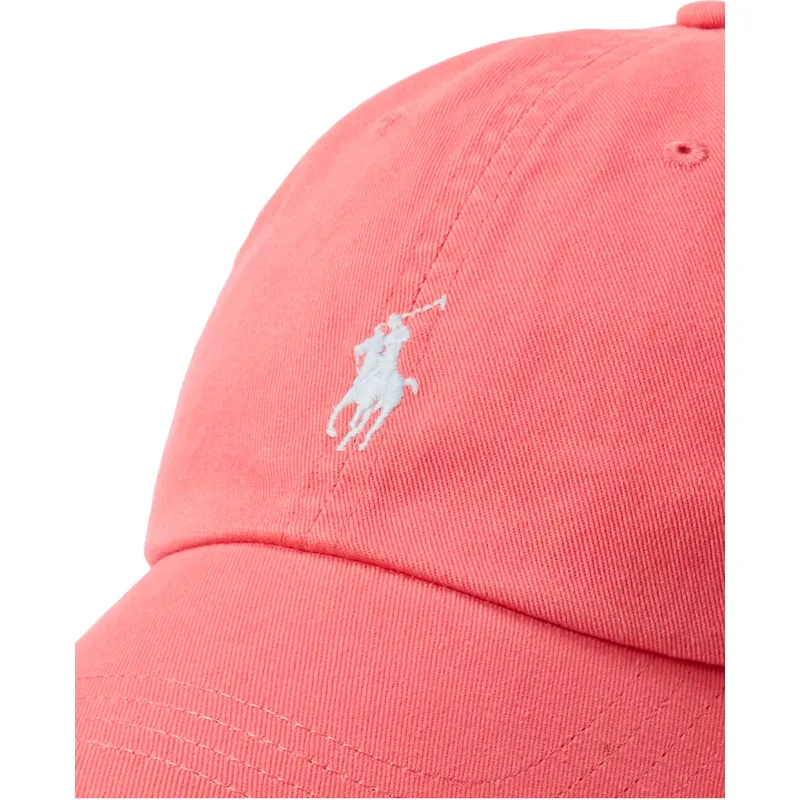 cepur-izliekta-sarkans-regulejams-cotton-chino-classic-sport-no-polo-ralph-lauren