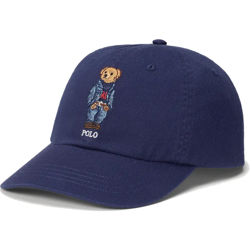 cepur-izliekta-tumsi-zils-regulejams-classic-sport-bear-no-polo-ralph-lauren