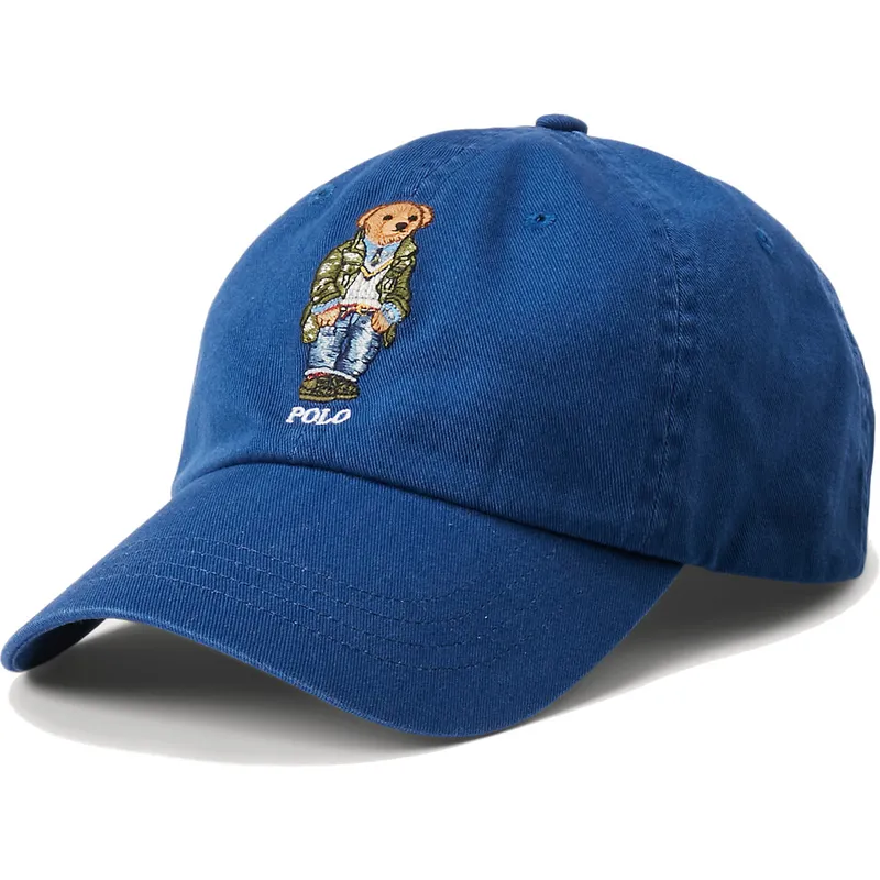 cepur-izliekta-zils-regulejams-classic-sport-bear-no-polo-ralph-lauren