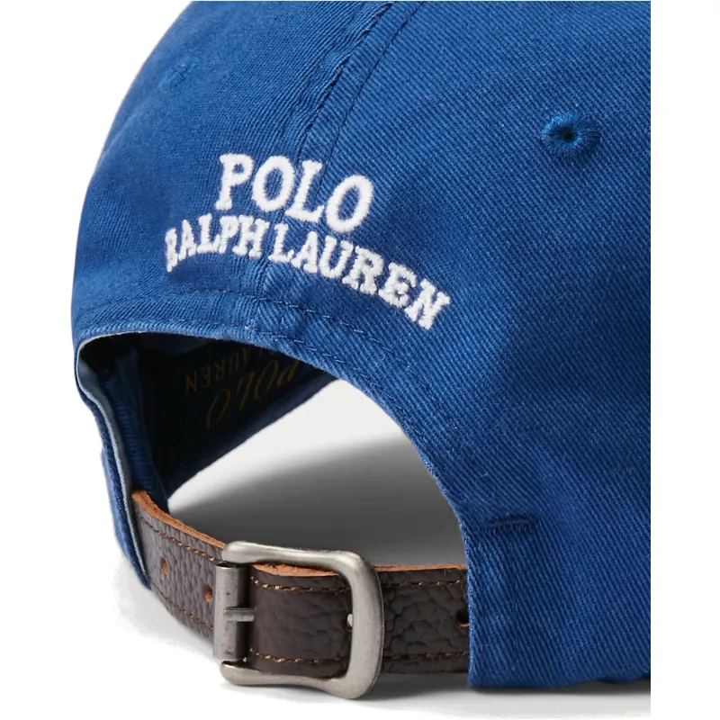 cepur-izliekta-zils-regulejams-classic-sport-bear-no-polo-ralph-lauren