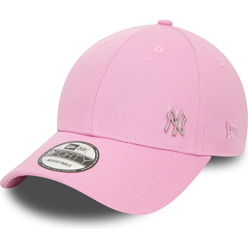 cepur-izliekta-roza-snapback-9forty-flawless-no-new-york-yankees-mlb-no-new-era