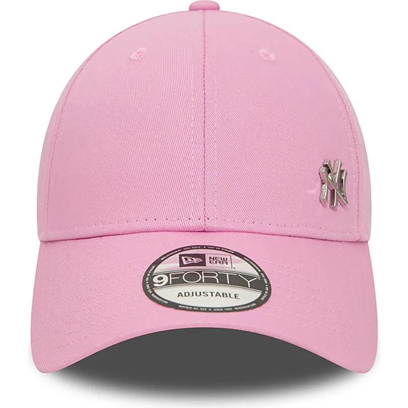 cepur-izliekta-roza-snapback-9forty-flawless-no-new-york-yankees-mlb-no-new-era