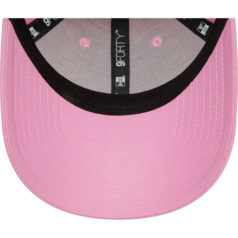 cepur-izliekta-roza-snapback-9forty-flawless-no-new-york-yankees-mlb-no-new-era