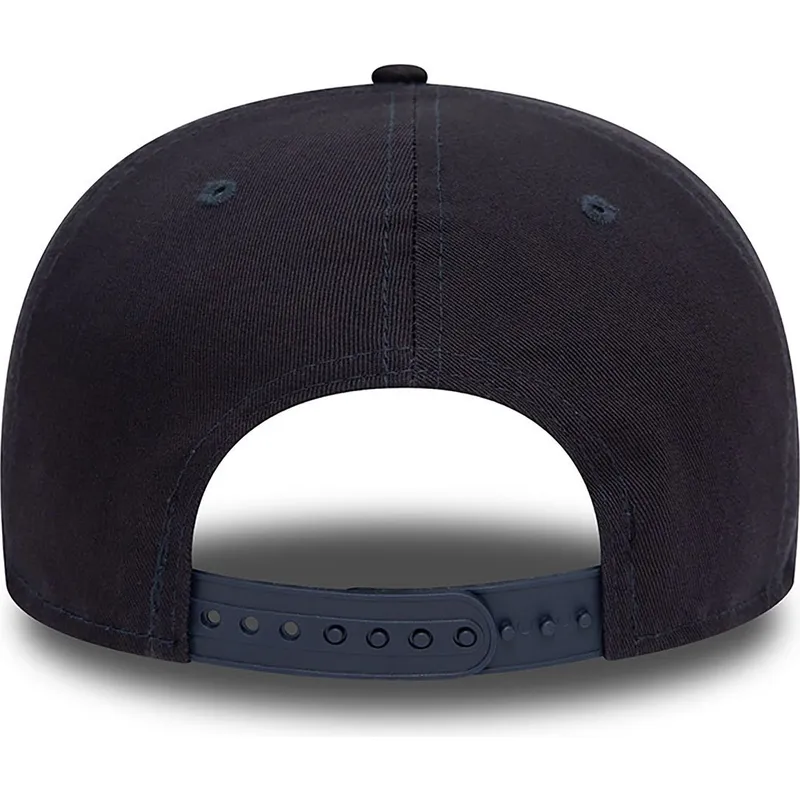 cepur-plakana-tumsi-zils-snapback-9fifty-outline-no-new-york-yankees-mlb-no-new-era