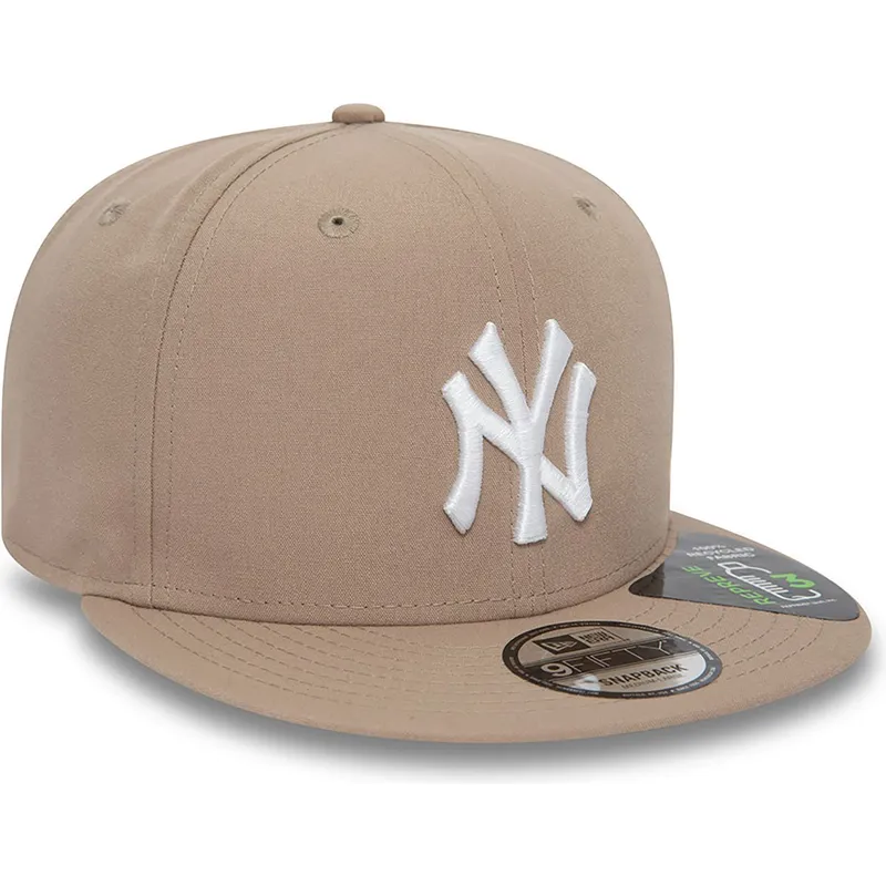gorra-plana-marron-snapback-9fifty-repreve-de-new-york-yankees-mlb-de-new-era
