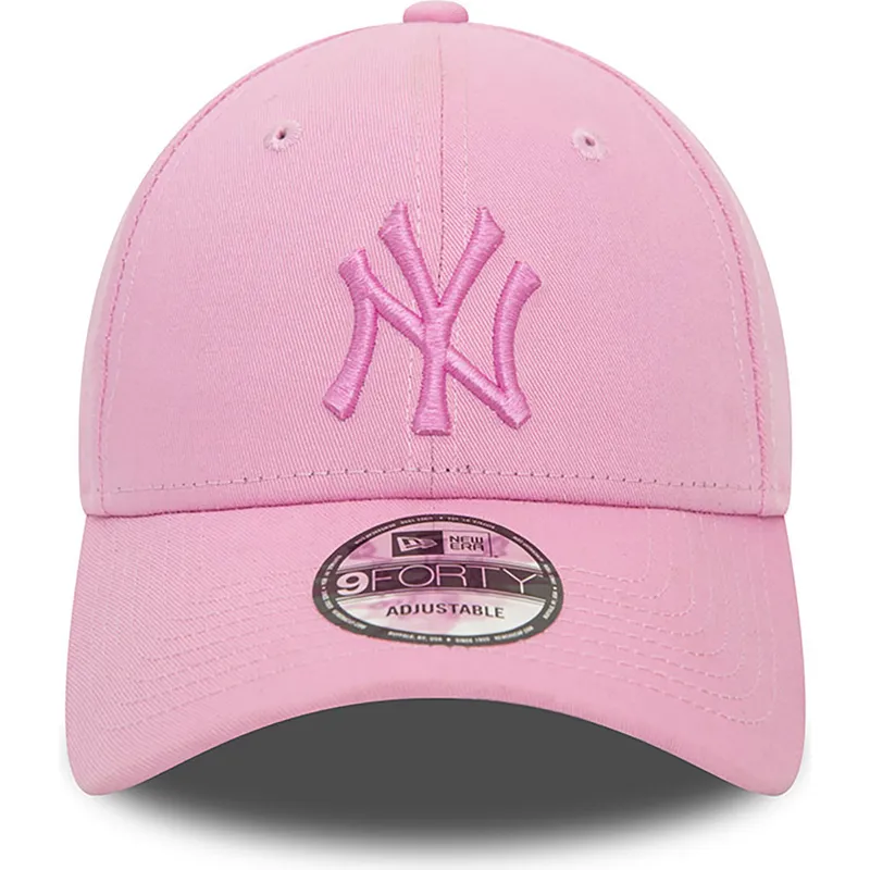 cepur-izliekta-roza-regulejams-9forty-league-essential-no-new-york-yankees-mlb-no-new-era