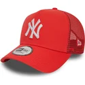cepur-izliekta-truckeris-sarkans-snapback-a-frame-league-essential-no-new-york-yankees-mlb-no-new-era
