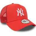 cepur-izliekta-truckeris-sarkans-snapback-a-frame-league-essential-no-new-york-yankees-mlb-no-new-era