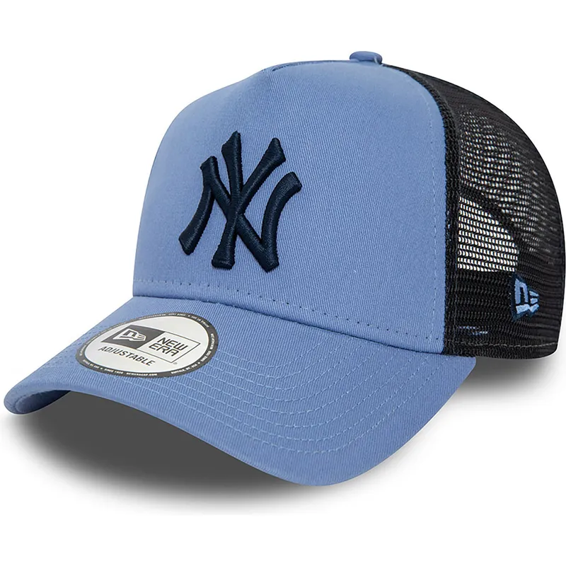 cepur-izliekta-truckeris-zils-snapback-a-frame-league-essential-no-new-york-yankees-mlb-no-new-era