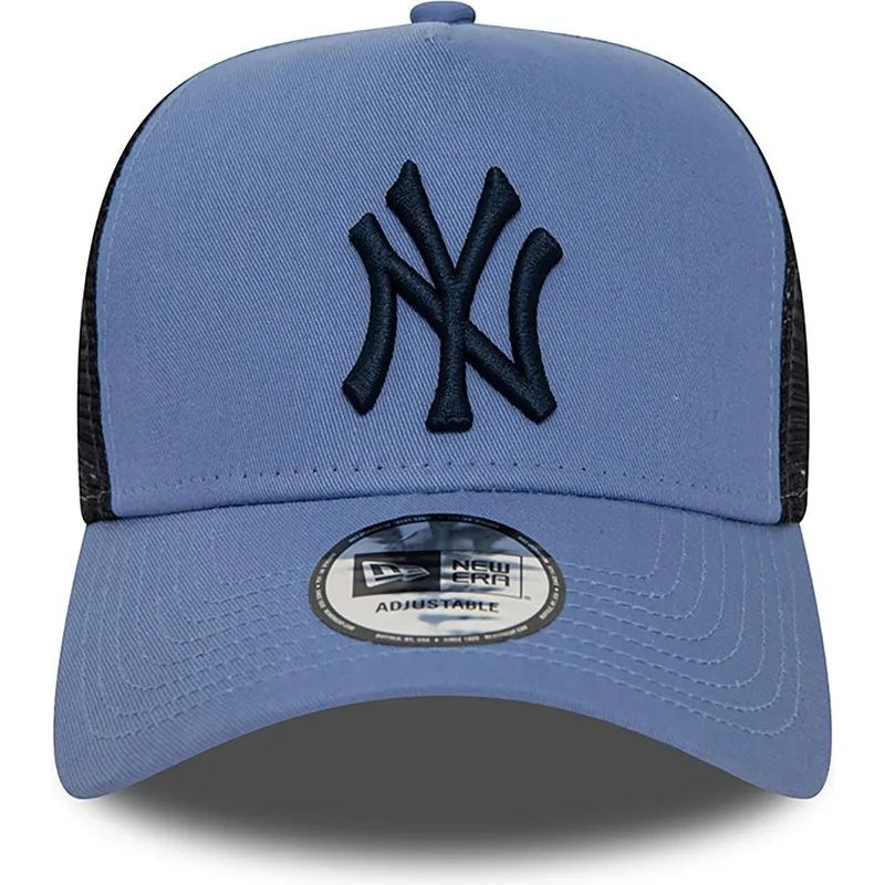cepur-izliekta-truckeris-zils-snapback-a-frame-league-essential-no-new-york-yankees-mlb-no-new-era