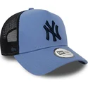 cepur-izliekta-truckeris-zils-snapback-a-frame-league-essential-no-new-york-yankees-mlb-no-new-era