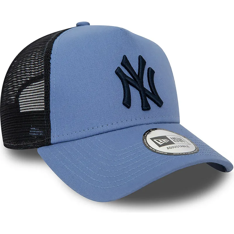 cepur-izliekta-truckeris-zils-snapback-a-frame-league-essential-no-new-york-yankees-mlb-no-new-era
