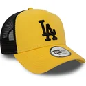 cepur-izliekta-truckeris-dzeltens-snapback-a-frame-league-essential-no-los-angeles-dodgers-mlb-no-new-era