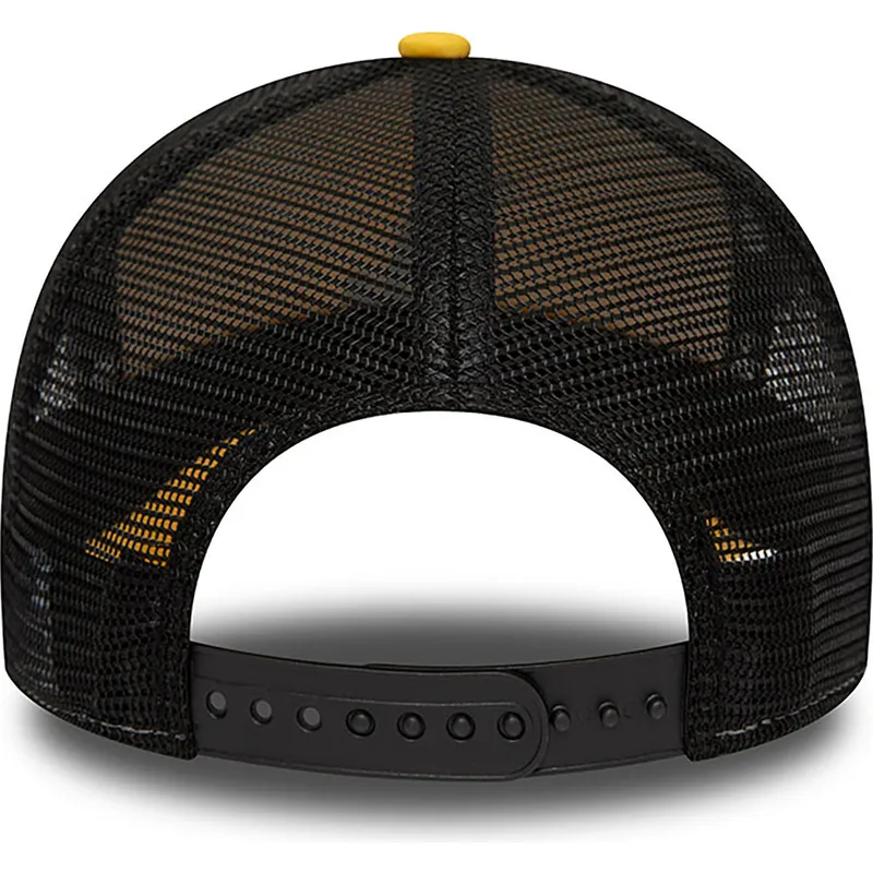 cepur-izliekta-truckeris-dzeltens-snapback-a-frame-league-essential-no-los-angeles-dodgers-mlb-no-new-era