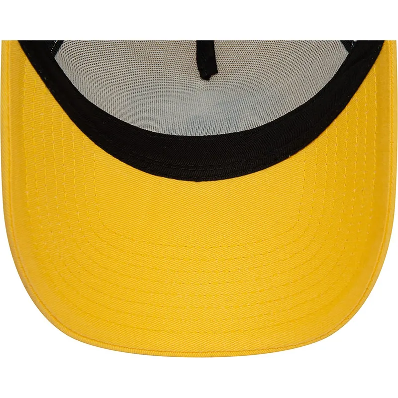 cepur-izliekta-truckeris-dzeltens-snapback-a-frame-league-essential-no-los-angeles-dodgers-mlb-no-new-era