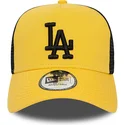 cepur-izliekta-truckeris-dzeltens-snapback-a-frame-league-essential-no-los-angeles-dodgers-mlb-no-new-era