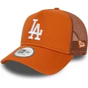 cepur-izliekta-truckeris-bruns-snapback-a-frame-league-essential-no-los-angeles-dodgers-mlb-no-new-era